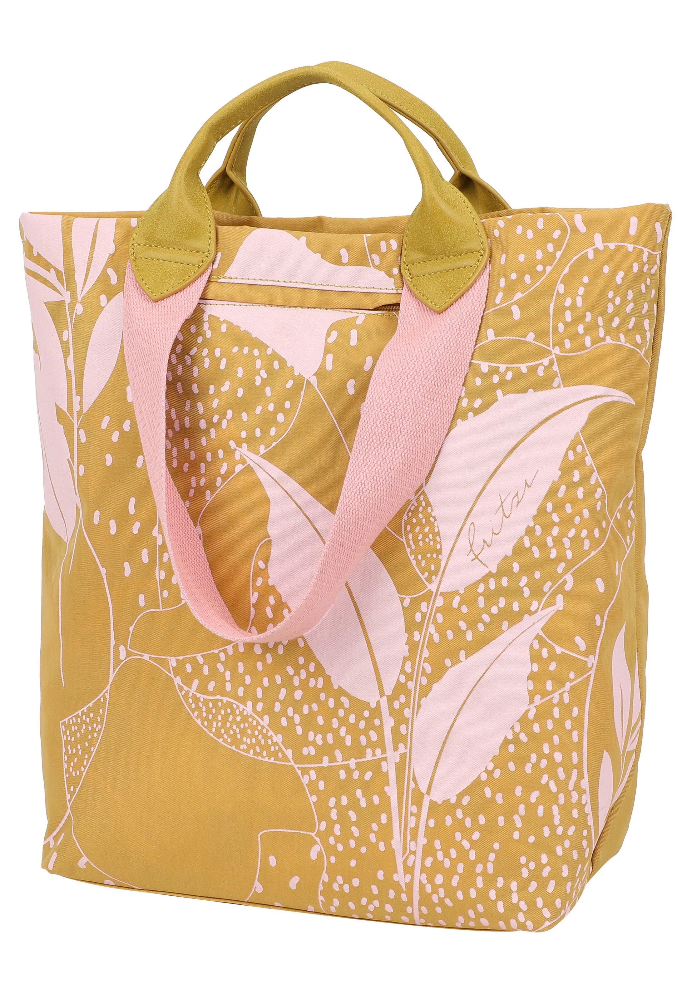 Fritzi aus Preußen Backpack 'Leaves Lighty' in Yellow