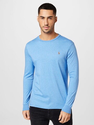 Polo Ralph Lauren Regular fit Majica | modra barva: sprednja stran