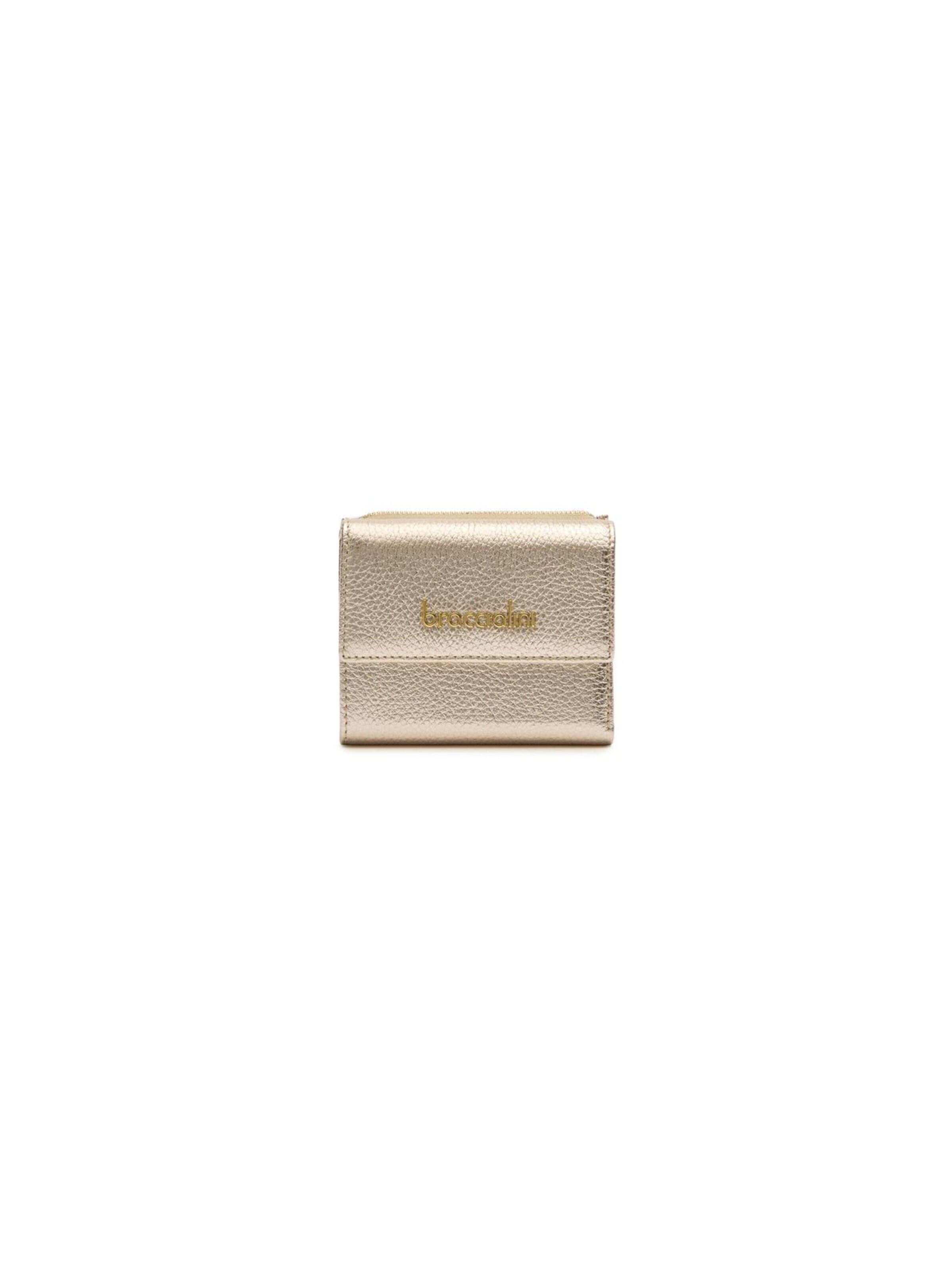 Braccialini - Cartera 'Basic' en plata: frente
