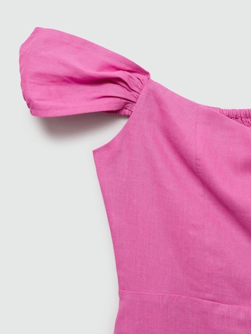 MANGO Poletna obleka 'PAULITA' | roza barva