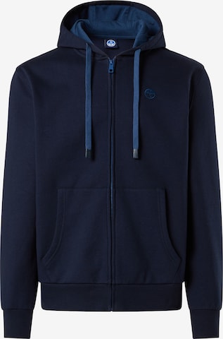 Veste de survêtement North Sails en bleu : devant