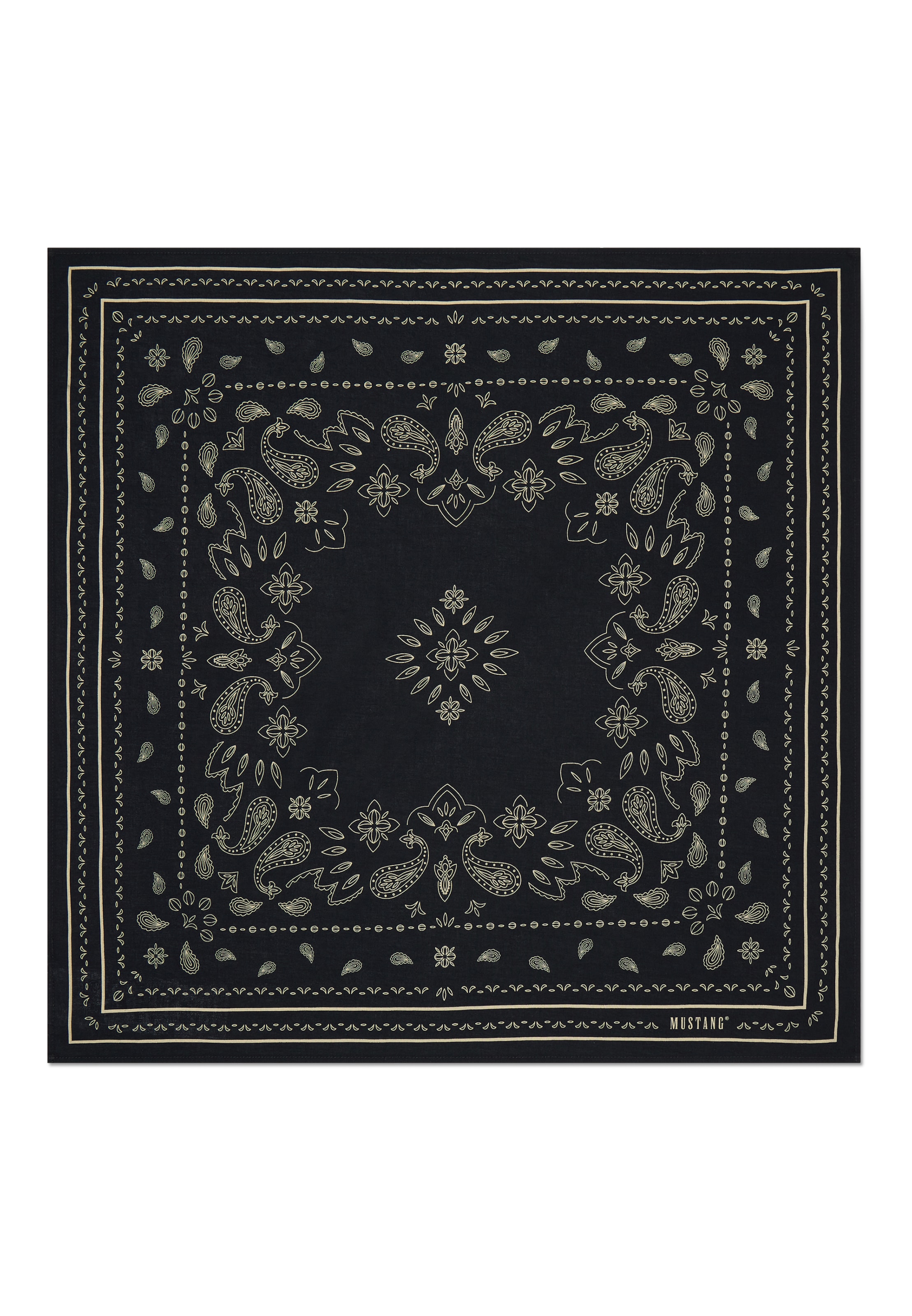 MUSTANG Scarf 'Style Sunrise Bandana' in Black
