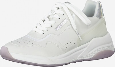 TAMARIS Sneaker in silber / naturweiß, Produktansicht