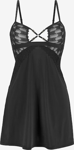 LASCANA Negligee in Black: front