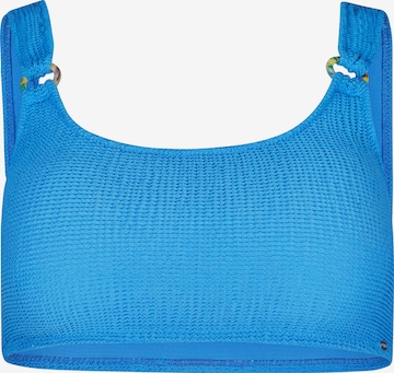 Bustier Hauts de bikini Skiny en bleu : devant