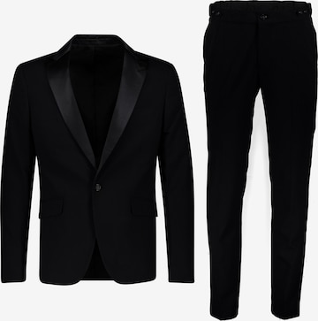 Lindbergh Slim fit Suit in Black: front