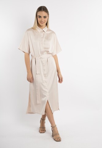 DreiMaster Klassik - Vestido camisero en beige