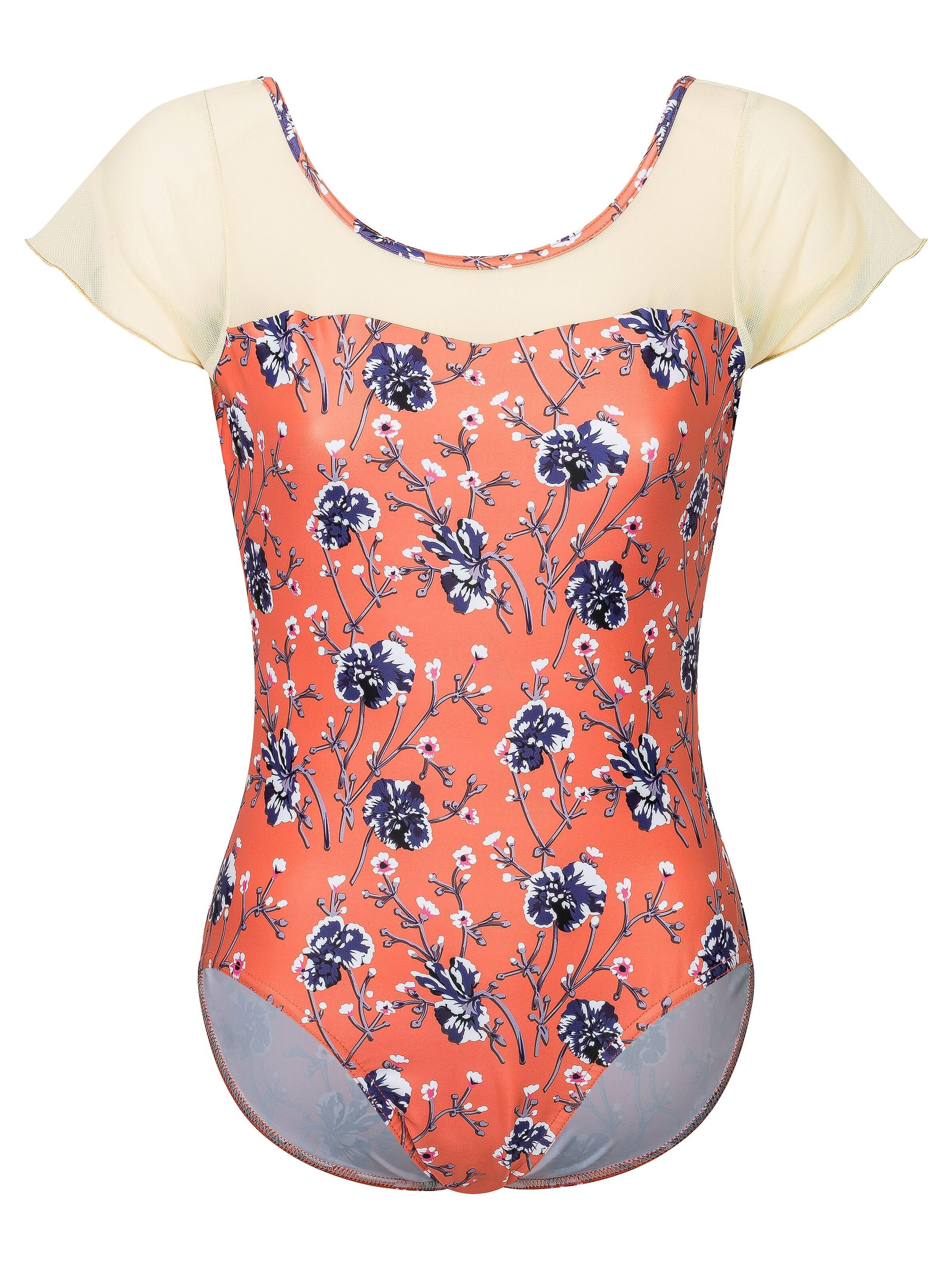 Tanzmuster Athletic Bodysuit 'Agnes' in Mixed colors: front