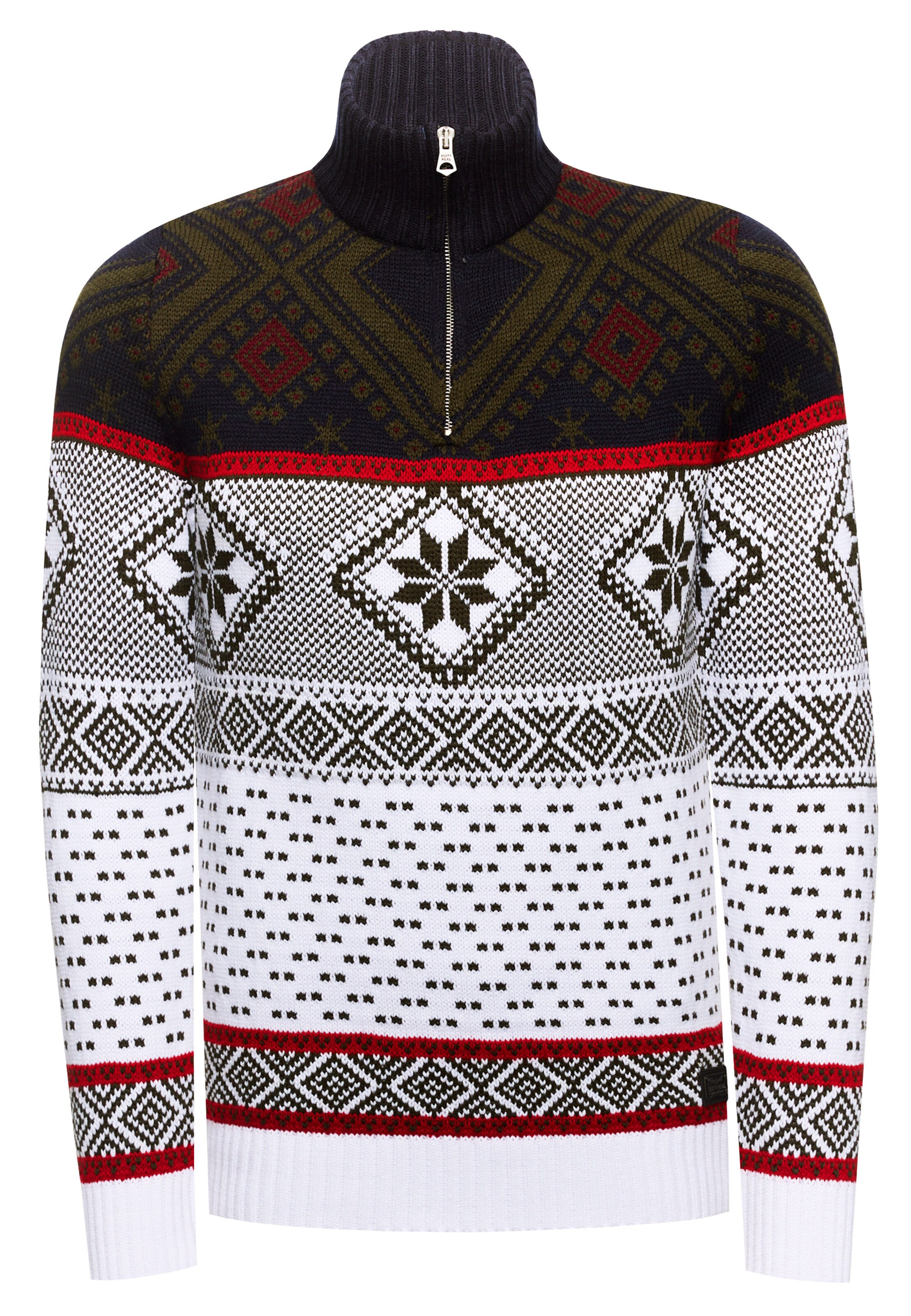 Rusty Neal Pullover in Weiß: Vorderseite