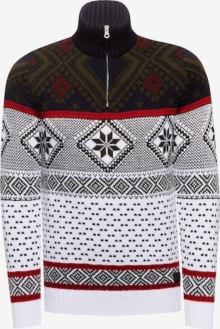 Rusty Neal Sweater in White: front