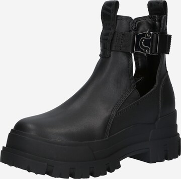 Bottines 'ASPHA COA' BUFFALO en noir : devant