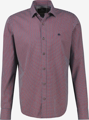 LERROS Regular fit Overhemd in Rood: voorkant