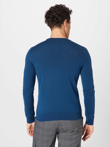 HUGO Red Sweater 'San Cedric' in Blue