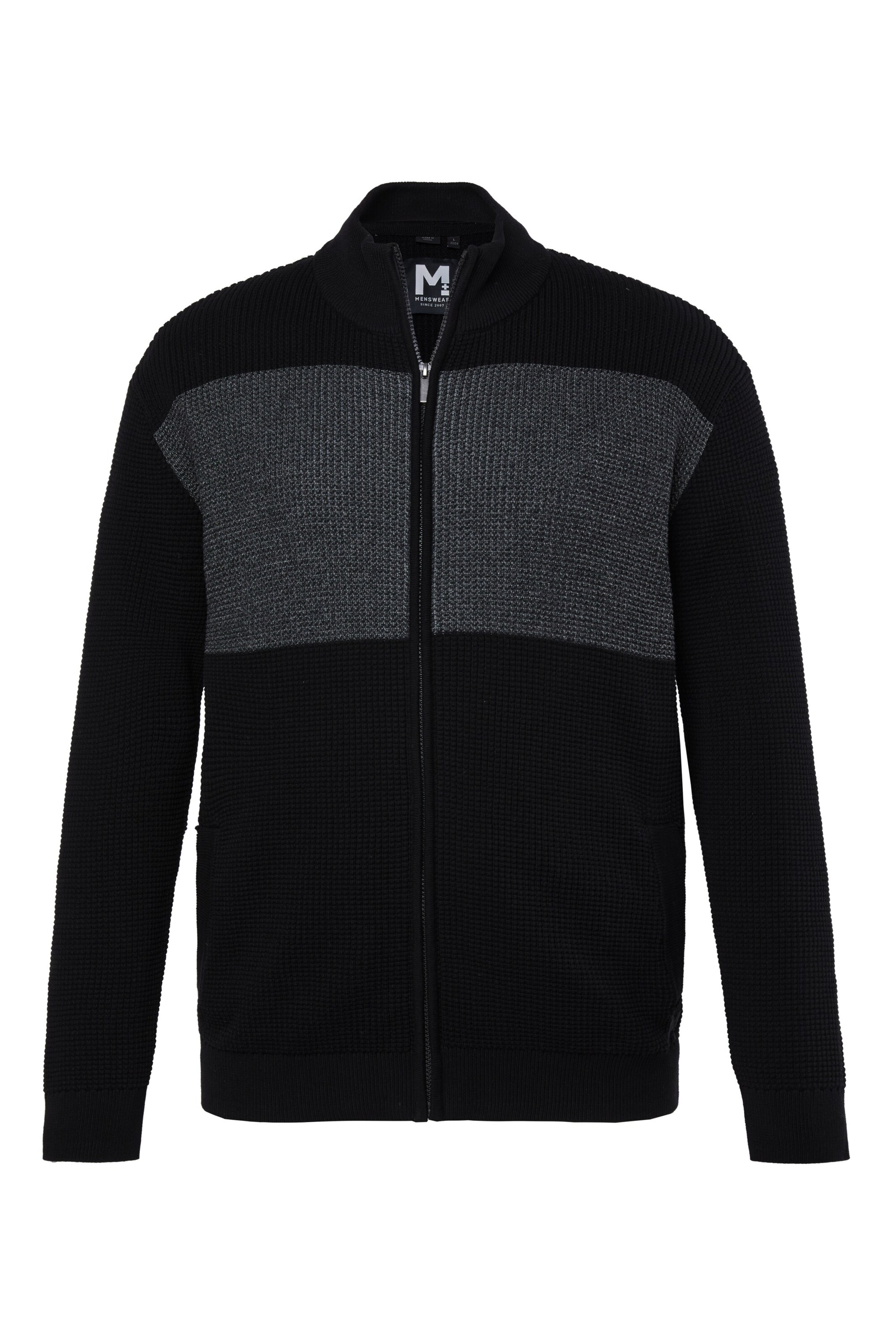 Men Plus Knit cardigan in L in Grey / Black, Item view