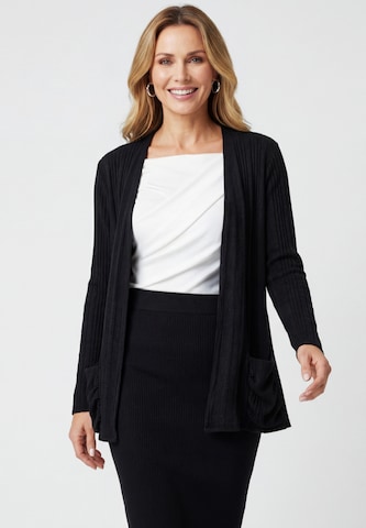 Cardigan usha BLACK LABEL en noir : devant