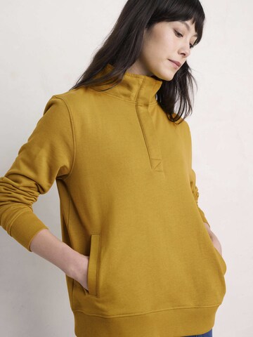 Seasalt Cornwall Sweatshirt 'Greenshank' in Geel