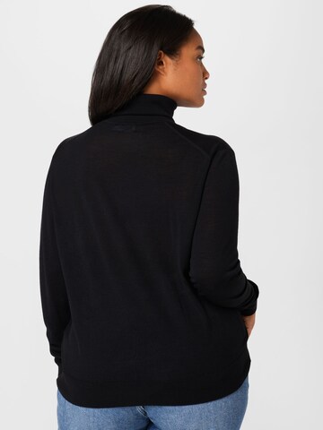 Pulover de la Calvin Klein Curve pe negru