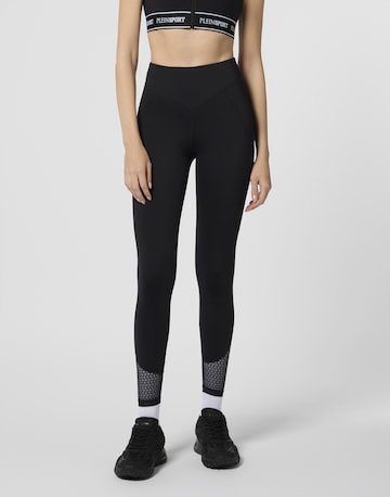 Skinny Leggings di Plein Sport in nero: frontale