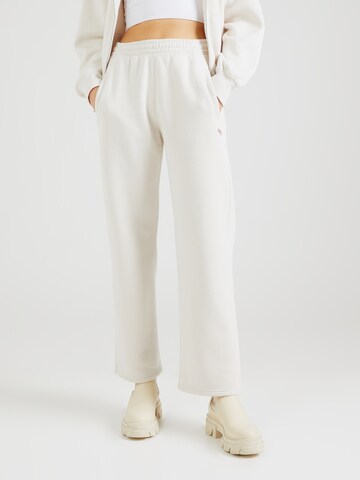 Abercrombie & Fitch Loosefit Broek in Beige: voorkant