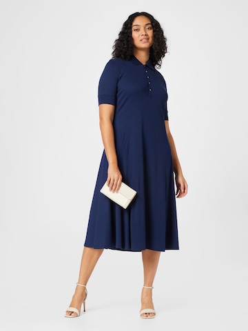 Lauren Ralph Lauren Plus Dress in Blue