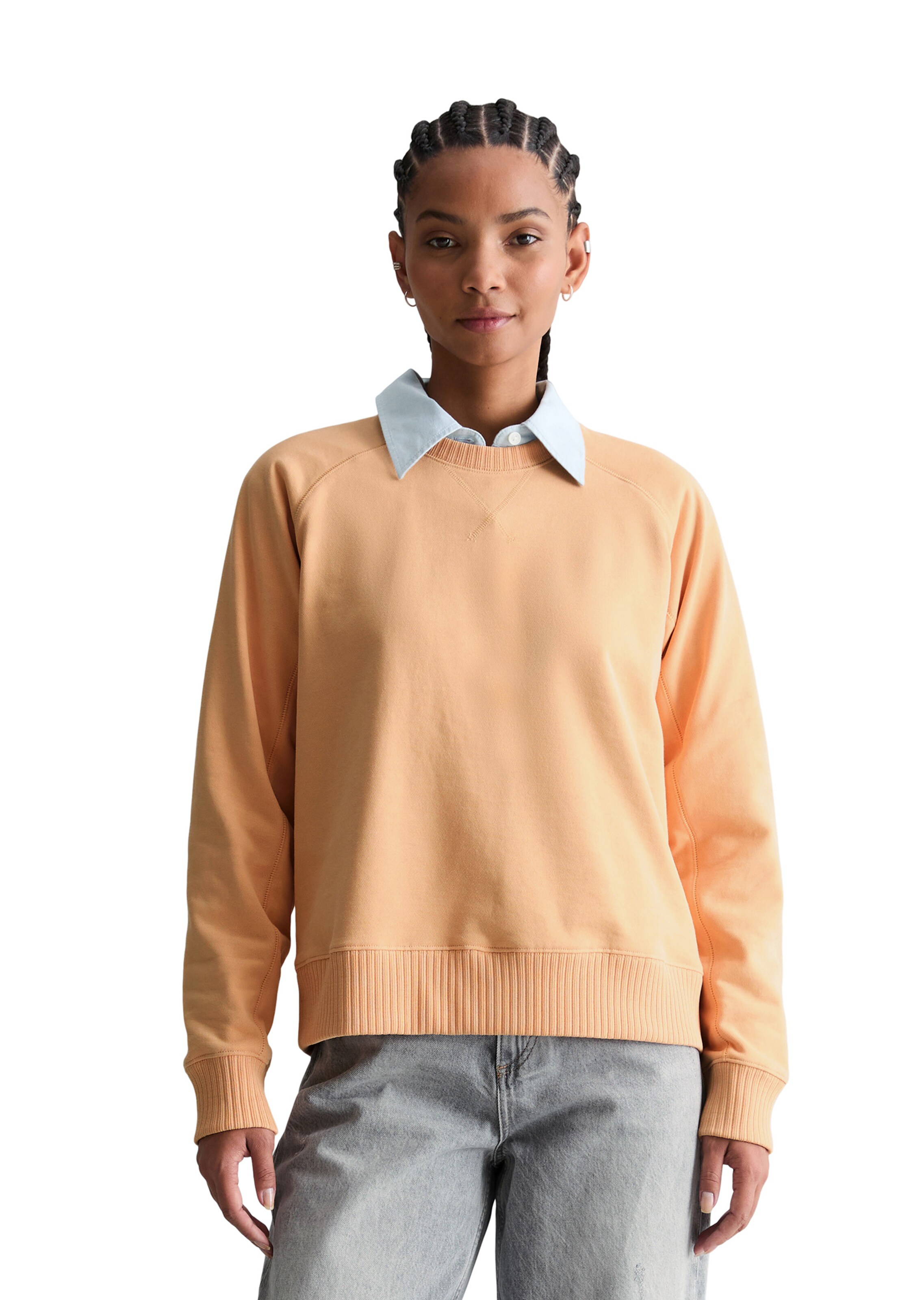 Marc O'Polo DENIM Trui in Oranje: voorkant