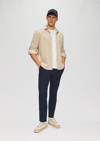 s.Oliver Slimfit Chinohose in Blau