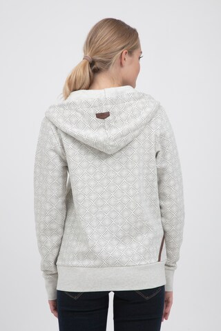 Oxmo Zip-Up Hoodie 'VENDELA' in Grey