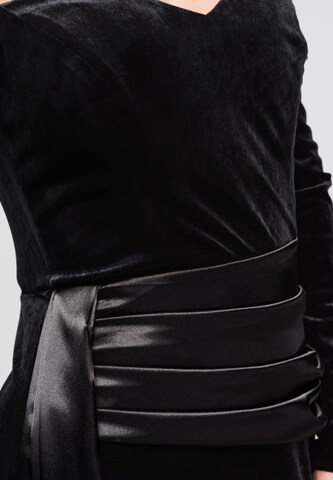 Ombre Avondjurk in Zwart