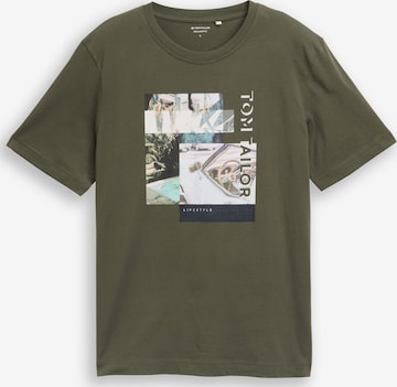 TOM TAILOR Bluser & t-shirts i grøn: forside