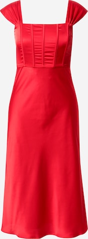 True Decadence Dress in Red: front