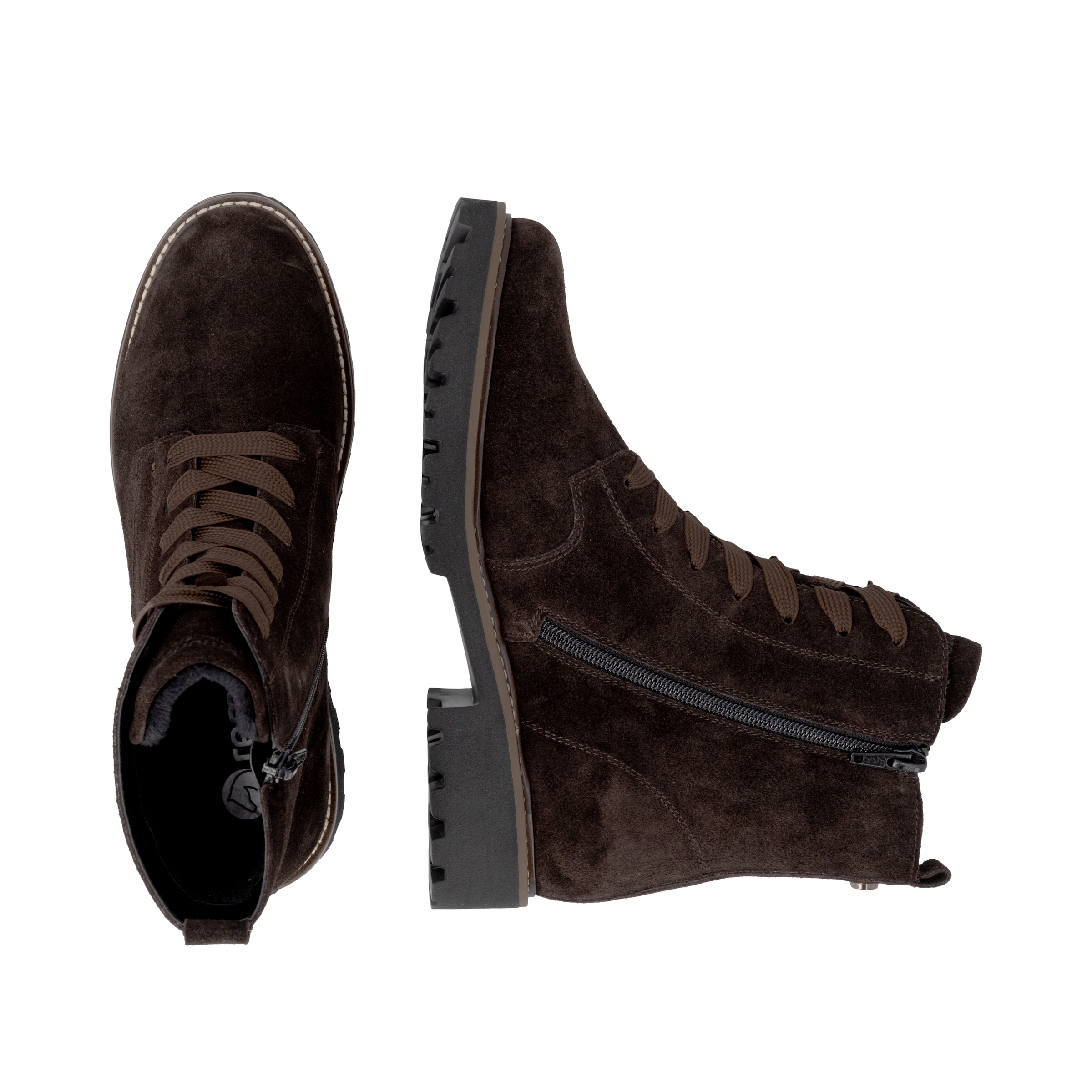REMONTE Lace-up boot in Brown