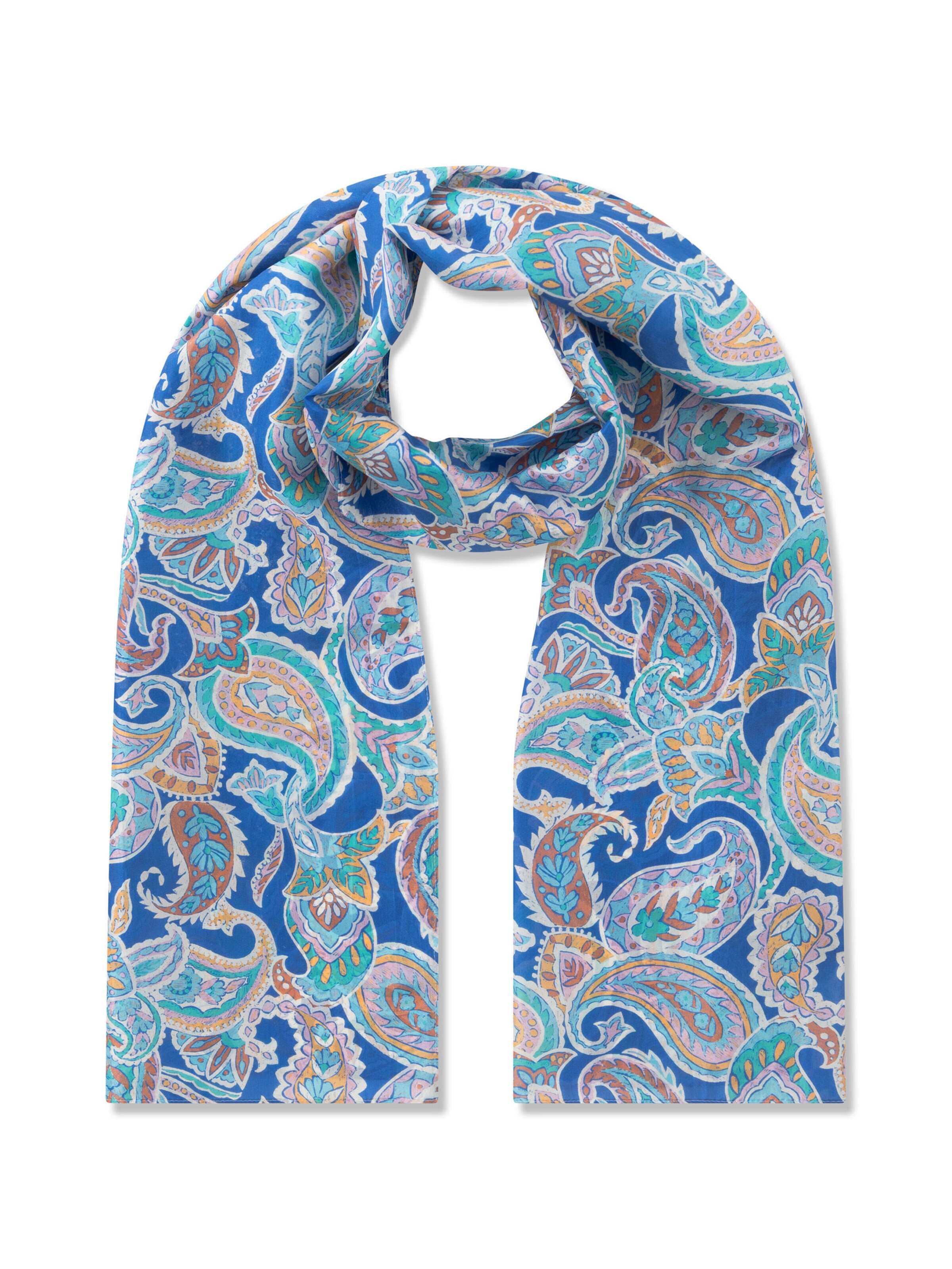 Écharpe CODELLO en bleu : devant