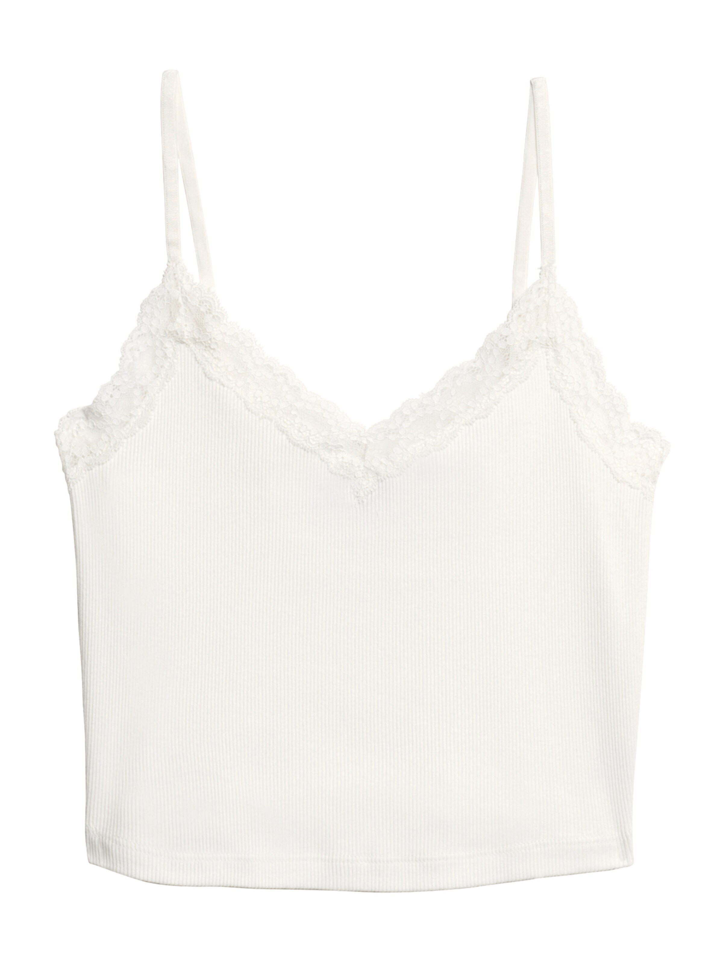 Superdry & Co Топ 'Essentials' в Белый: спереди