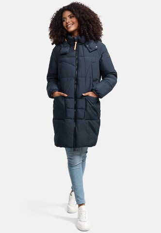 NAVAHOO Winter coat 'Bliblablubb 14' in Blue: front