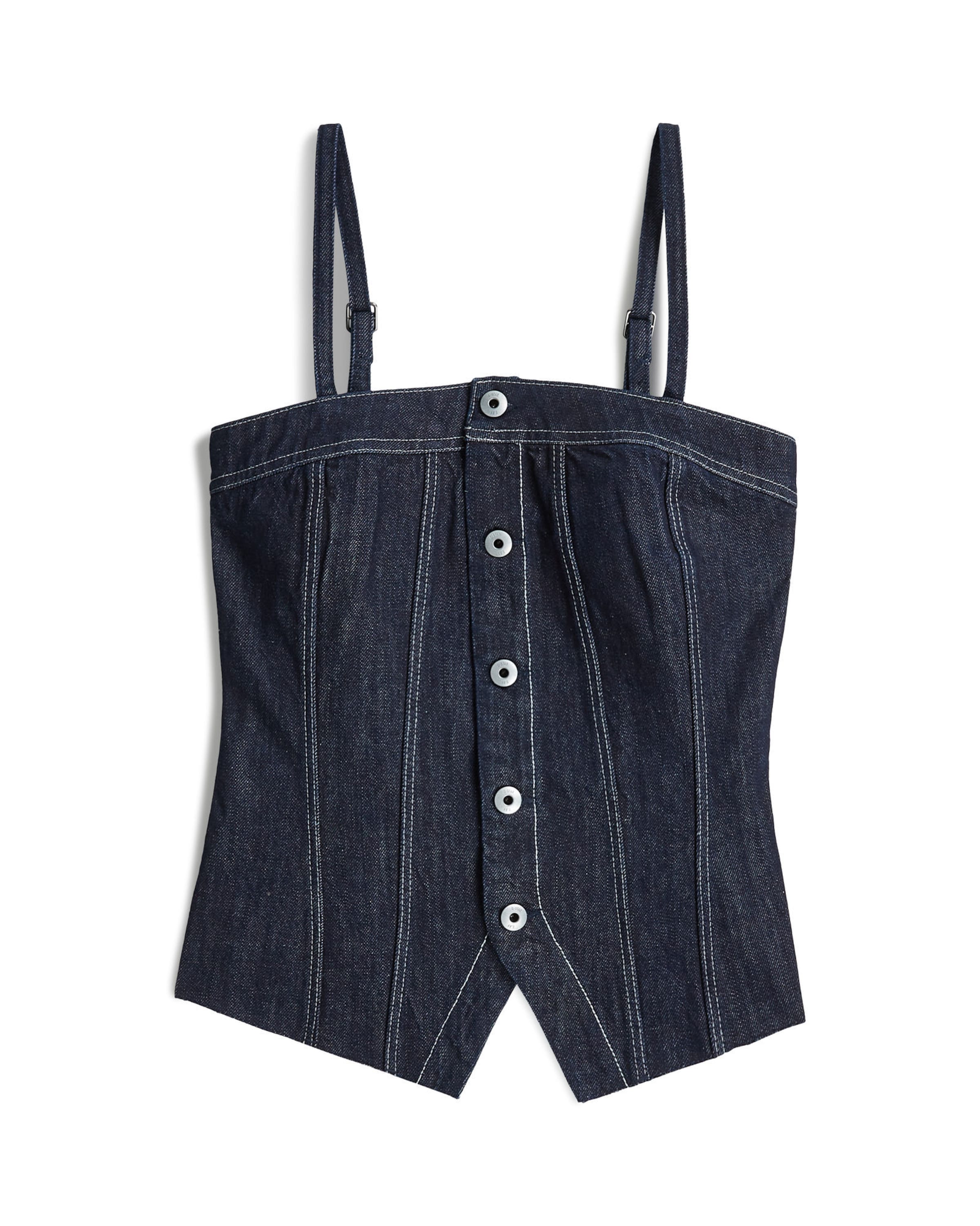 G-STAR Shirt 'Kick Bustier Top' in Black, Item view