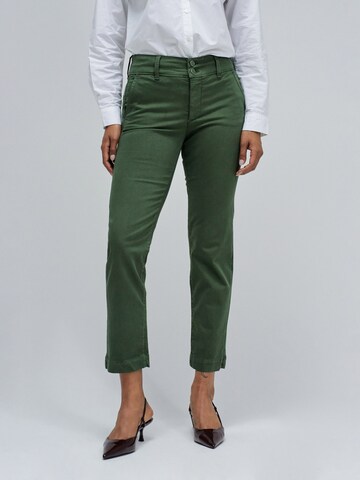 Salsa Jeans Slimfit ChinoHosen Secret in Grün: Vorderseite