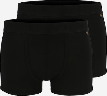 ALPHA INDUSTRIES Boxer shorts in Black: front