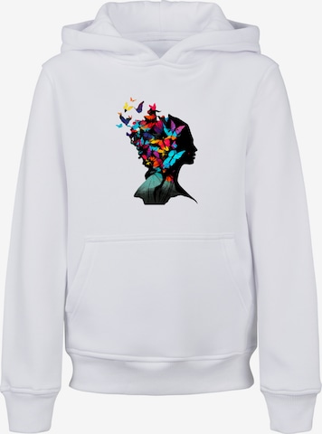 F4NT4STIC Sweatshirt 'Schmetterling' in White: front