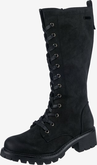 SuperCracks Schnürstiefel in schwarz, Produktansicht