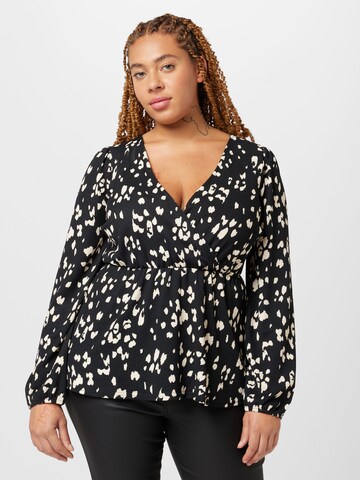 Dorothy Perkins Curve Blouse in Zwart: voorkant