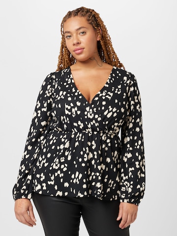 Camicia da donna di Dorothy Perkins Curve in nero: frontale