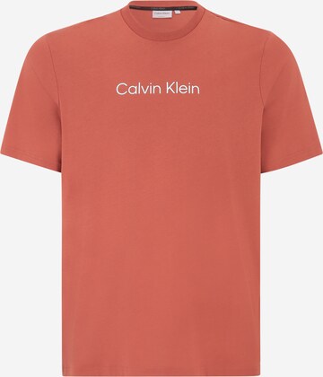 T-Shirt 'HERO' Calvin Klein Big & Tall en orange : devant