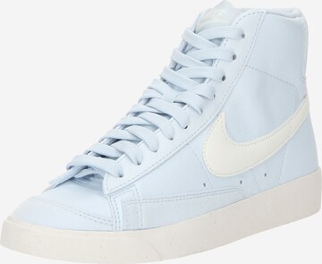 Nike Sportswear Sneakers hoog 'Blazer 77 Next Nature' in Blauw: voorkant