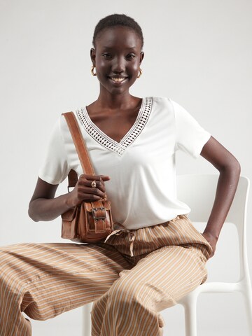 VERO MODA Shirt 'VMSAVANNAH' in Wit: voorkant