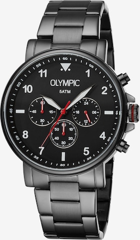 Montre à affichage analogique Olympic en gris : devant