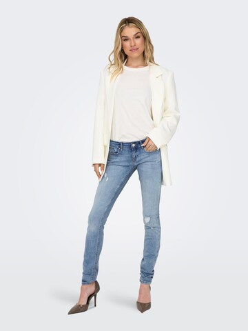 ONLY Skinny Jeans 'Coral' in Blau