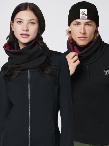 CHIEMSEE Sports Scarf in Black: front