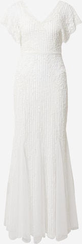 Rochie de seară 'LIVIA' de la Sistaglam pe alb: față