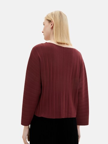 Pull-over TOM TAILOR en rouge