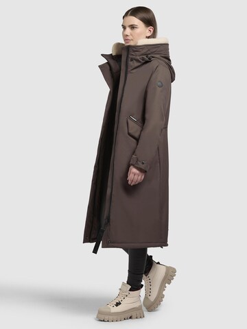 Cappotto funzionale ' Agneta-YM ' di khujo in grigio